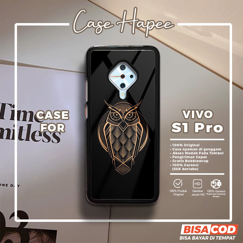 Case Vivo S1 Pro Casing Vivo S1 Pro [OWL] Casehapee Case Glossy Case Aesthetic Custom Case Premium S