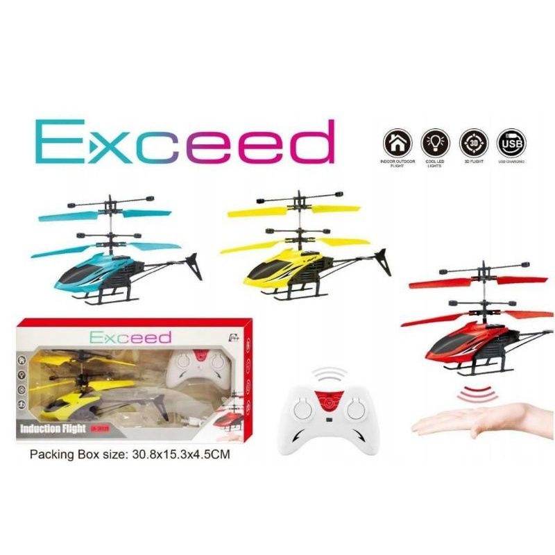 MAINAN HELICOPTER REMOT SENSOR TANGAN RC HELICOPTER