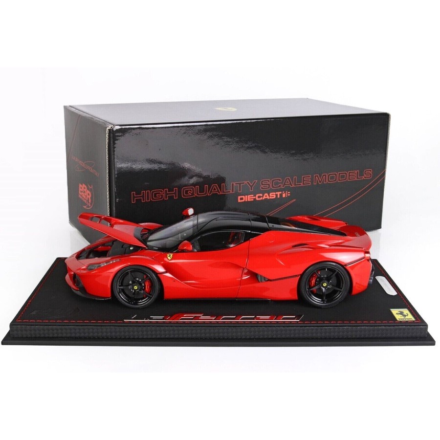 1/18 BBR FERRARI LA FERRARI APERTA ROSSO CORSA 332 BLACK WHEELS