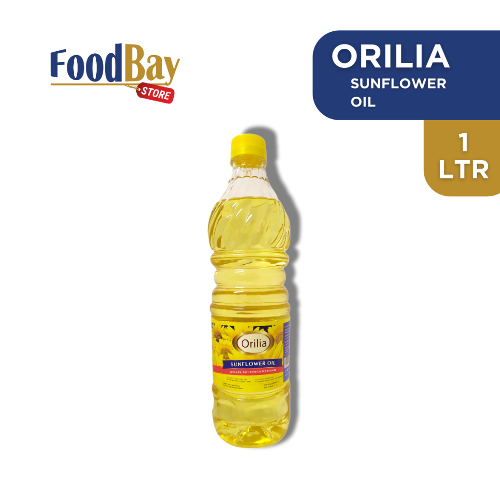 

ORILIA Sunflower Oil 1 Liter / sun flower oil 1L (Ltr) / Minyak Biji Bunga Matahari 1 L