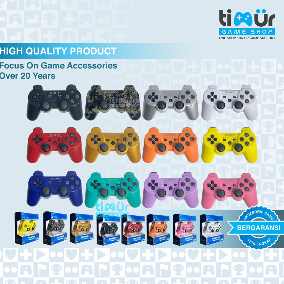 Stick Stik PS3 PC Laptop Wireless Original Pabrik Warna