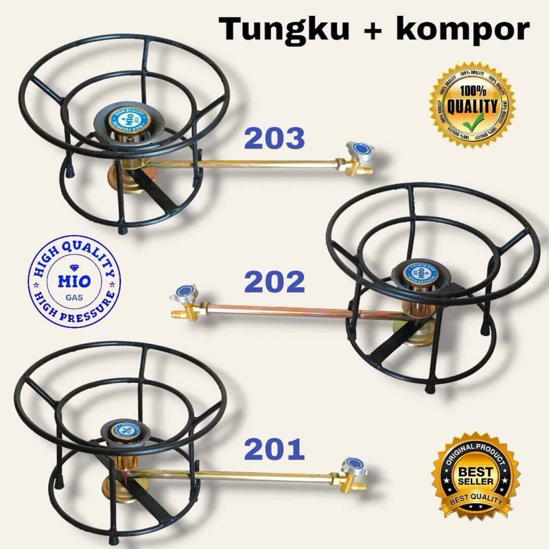Paket Kompor + tungku kompor joss semawar 201 202 203 768 100 kualitas premium