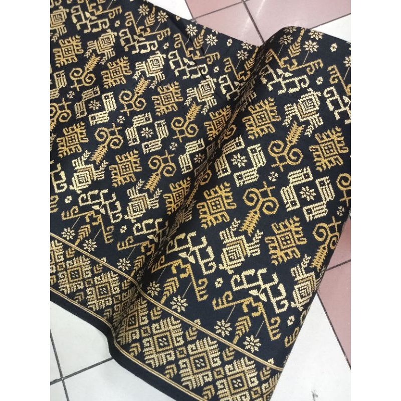 KAIN BATIK KATUN PRADA METERAN // BAHAN BATIK KATUN HALUS MOTIF SONGKET PRADA // BATIK KATUN PRADA O