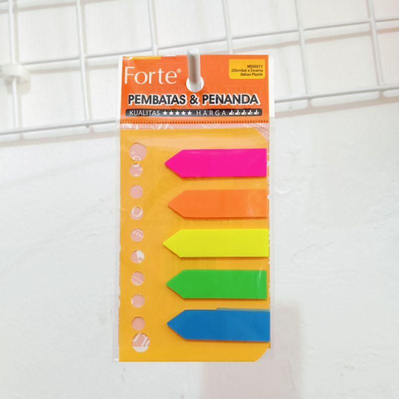 

FORTE STICKY NOTE PEMBATAS & PENANDA - 5 WRNA