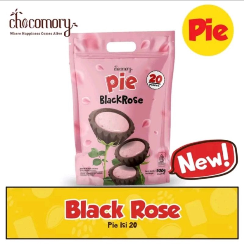 

NEW PIE CHOCOMORY CIMORY PIE BLACKROSE - ISI 20 PCS