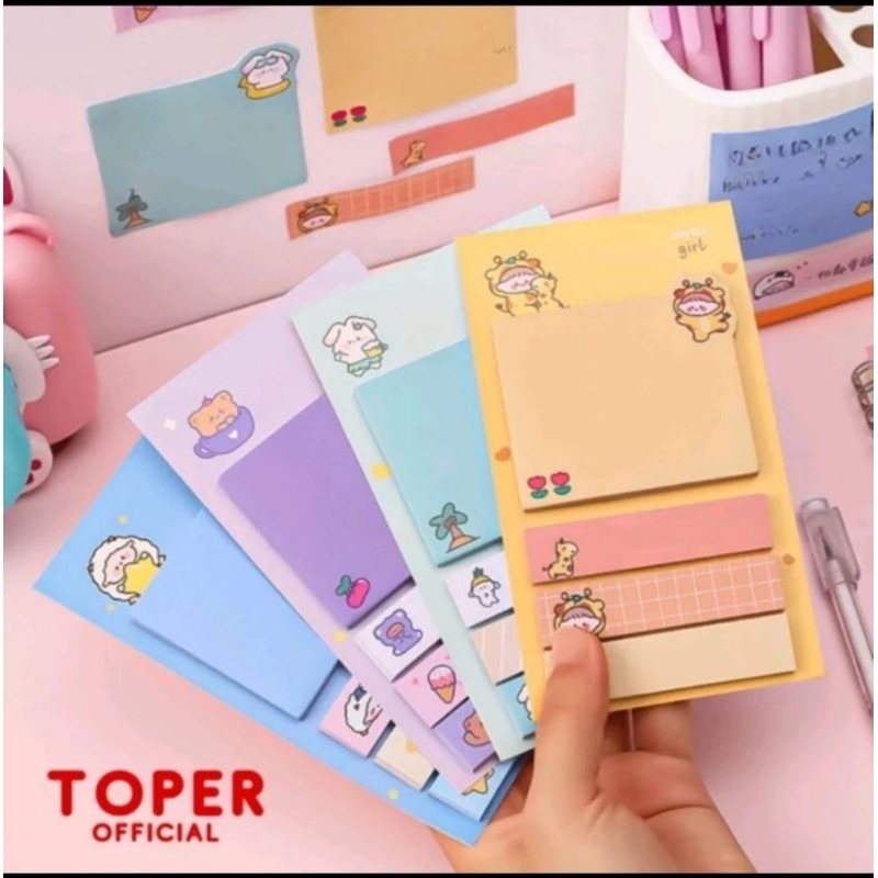 

Sticky Notes Lovely Mix Set Colourful 4 Baris