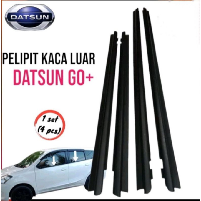 Waterstrip Pelipit Kaca mobil Datsun go,Datsun cros,Datsun +