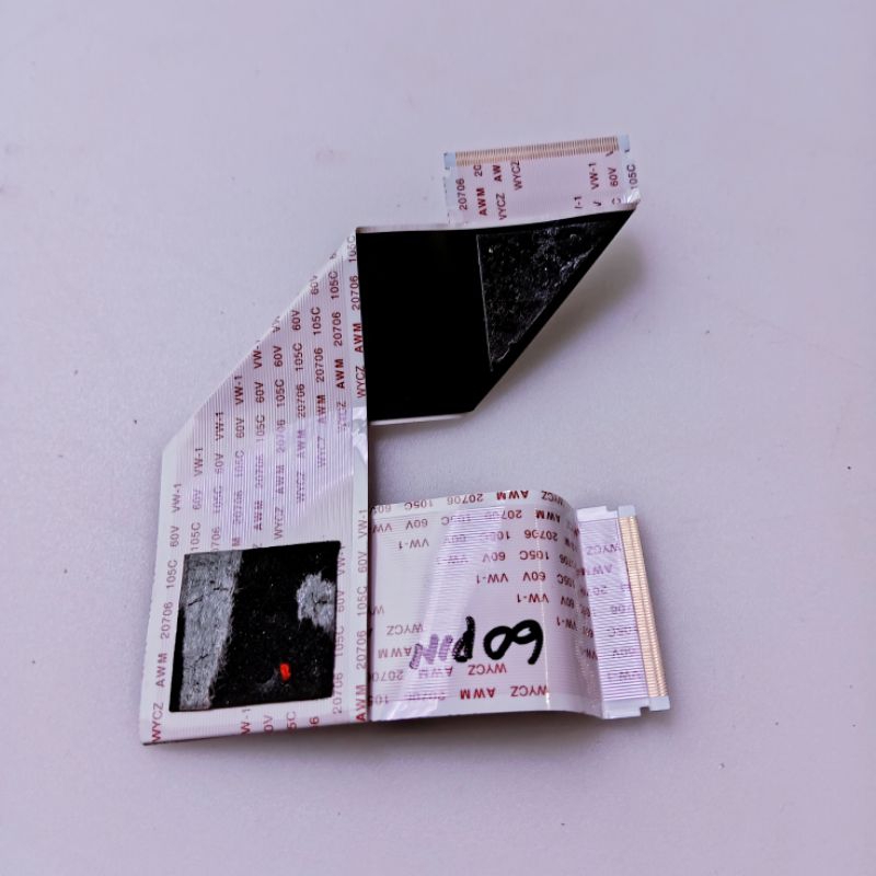 kabel lvds 60pin untuk tv merek TUTU - kabel fleksibel tv TUTU - kabel lvds TV TUTU