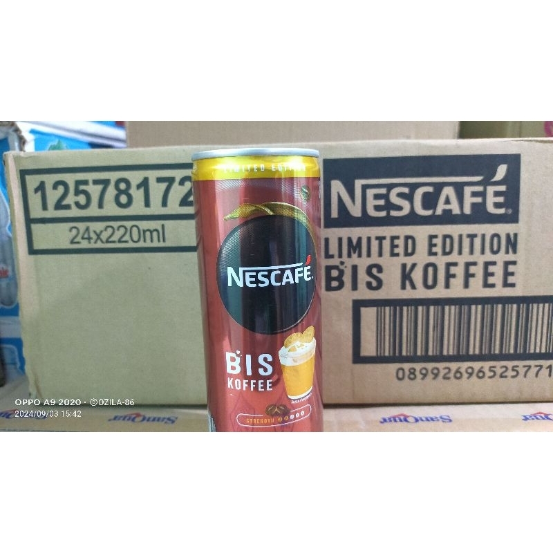 

Nescafe Bis Koffee isi 24 x 220 ml