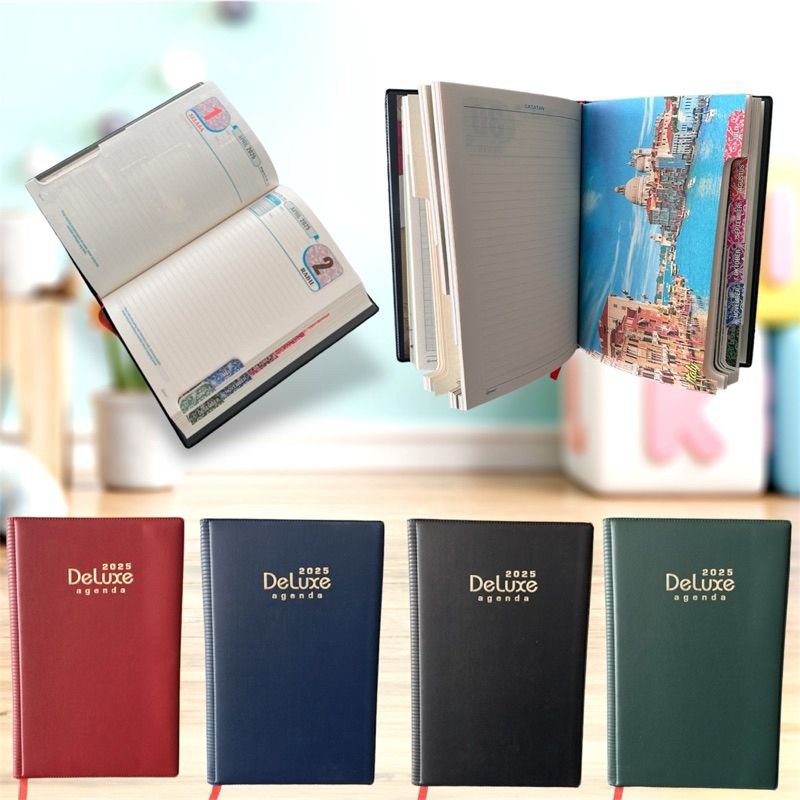 

BUKU AGENDA DELUXE 2025 KERTAS CREAM PVC TEBAL