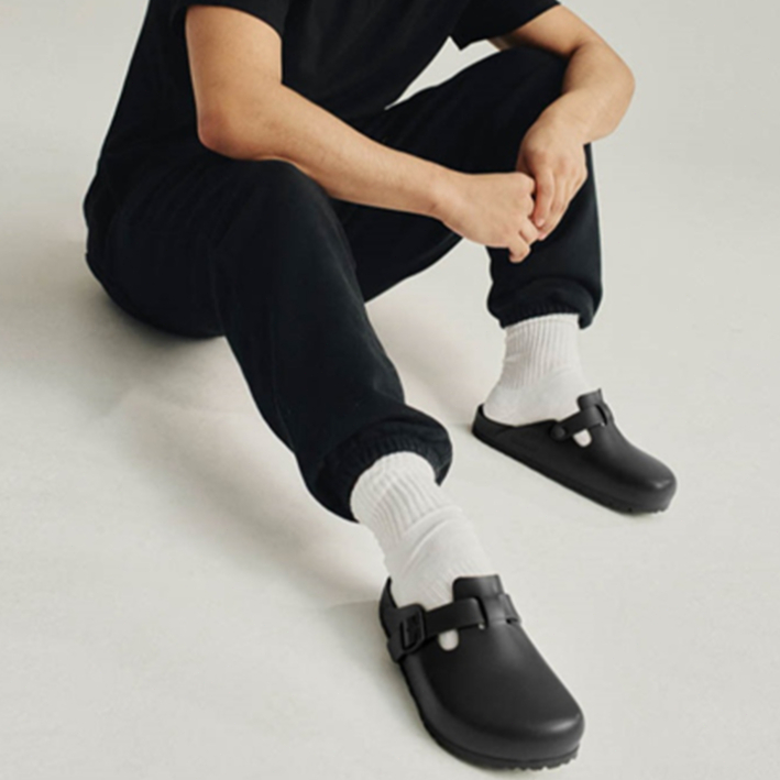 Sandal Boston Pria Sendal Karet Sandal Korean Style Sandal Vintage Sendal Cowok Sandal Pria Slipon B