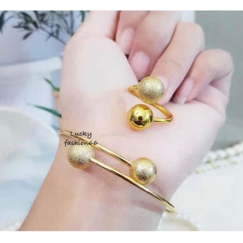 SET GELANG BOBA DAN CINCIN