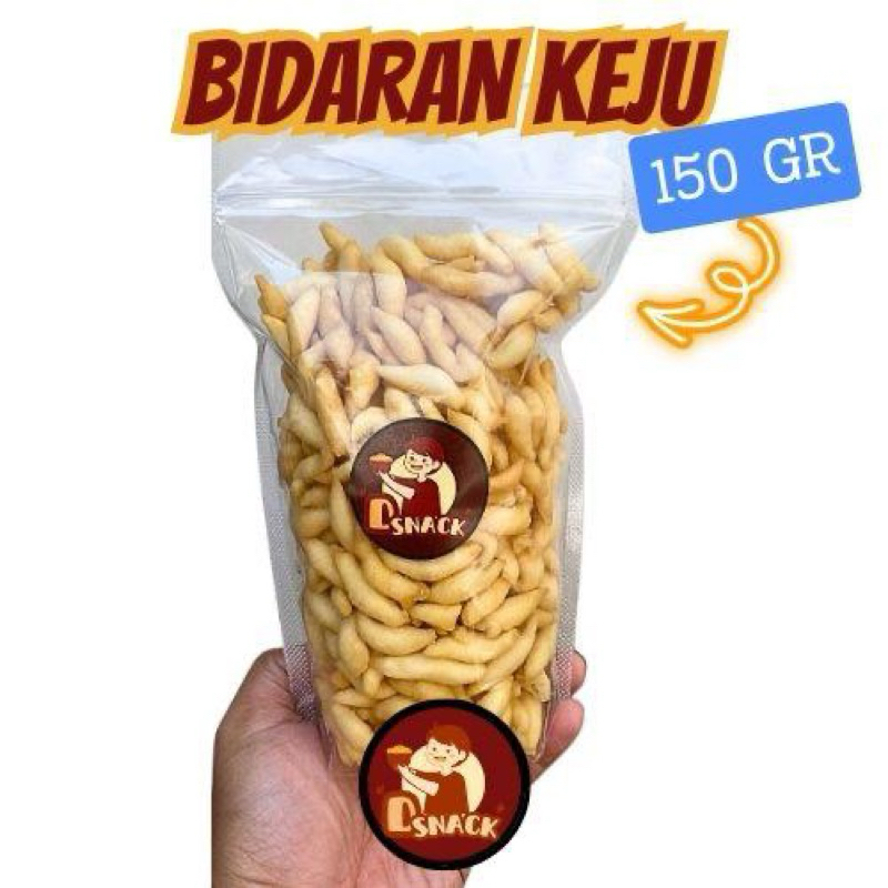 

Bidaran keju 150g (kemasan standing pouch ziplock)