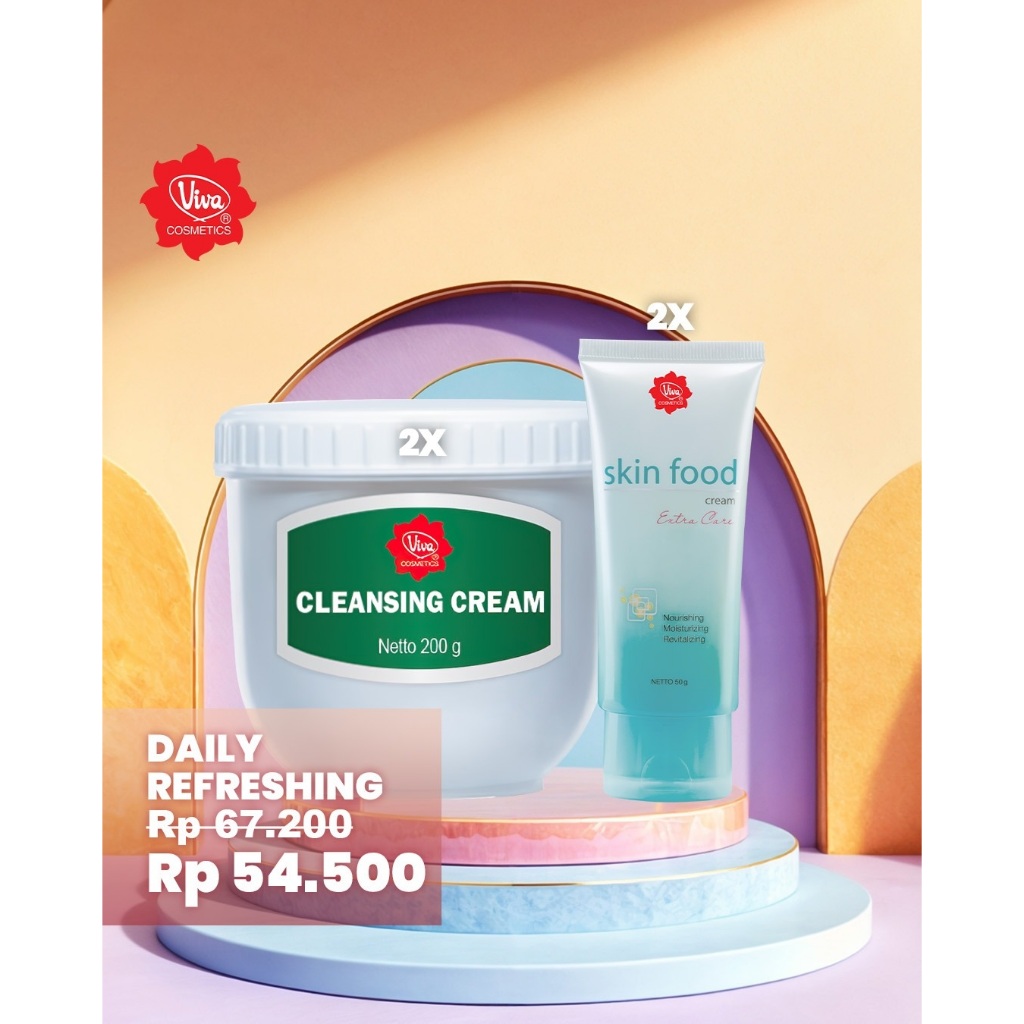 Paket 2 Viva Cleansing 200 gr 2 Viva Skin Food Extra Care