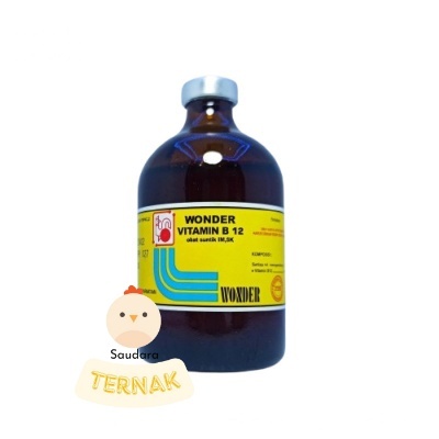 Vitamin B12 Wonder 100 ml untuk Sapi Kambing