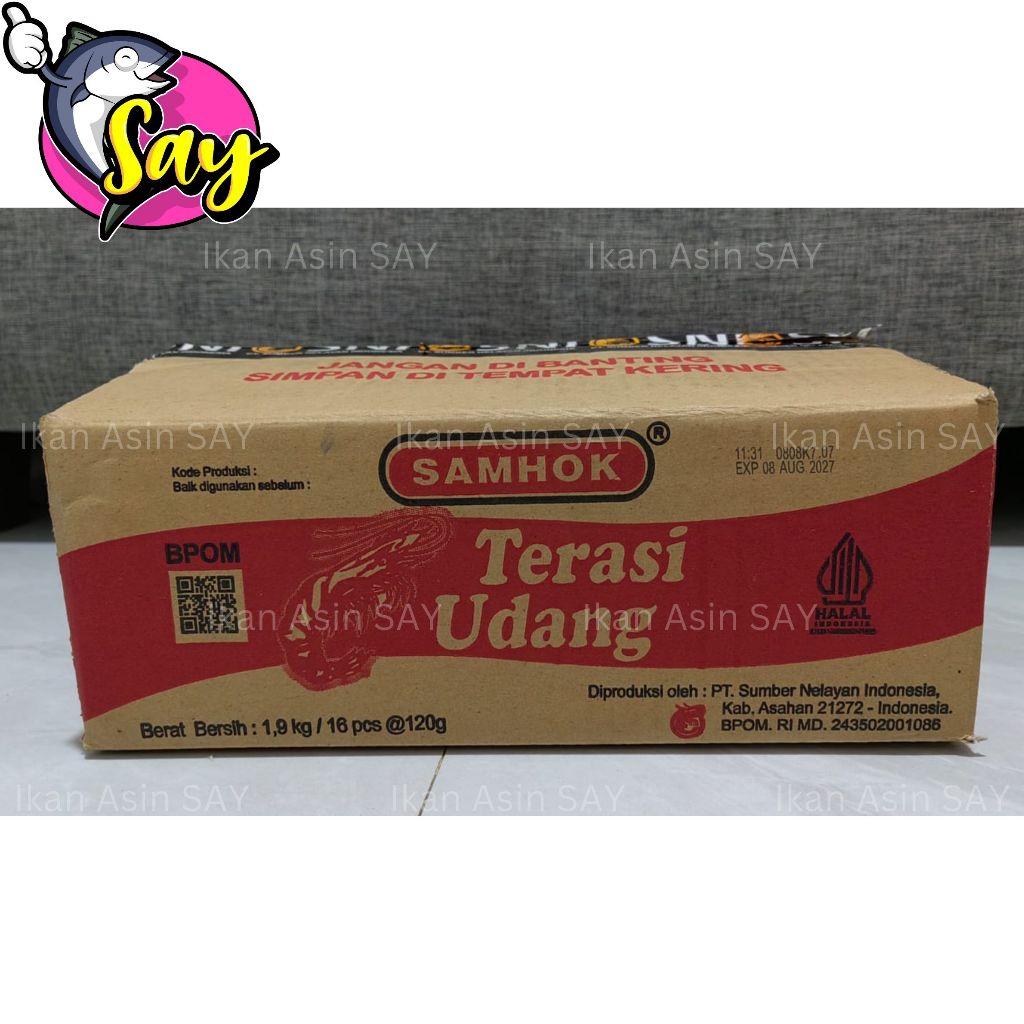 

Terasi Udang Samhok Medan Sachet 120gr (1 Dus)