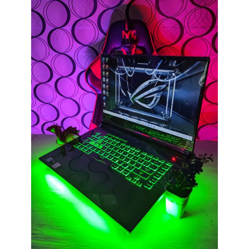 Laptop Gaming Asus ROG G531GT Core i7 RAM 16Gb SSD 512Gb GTX 1650 DUAL VGA