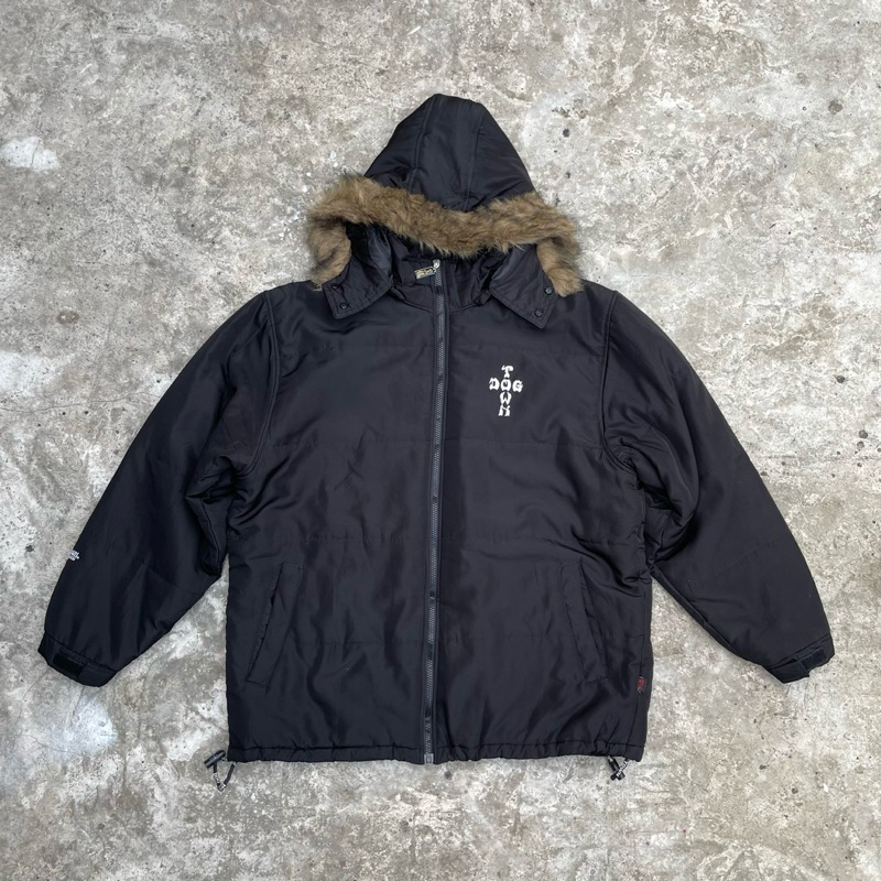 DogTown Black Dragon Puffer Jacket