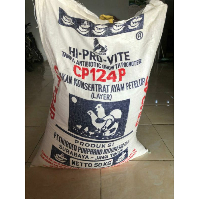 Hi Pro Vite Konsentrat Petelur CP124P Pakan Unggas Ayam Ternak 15Kg