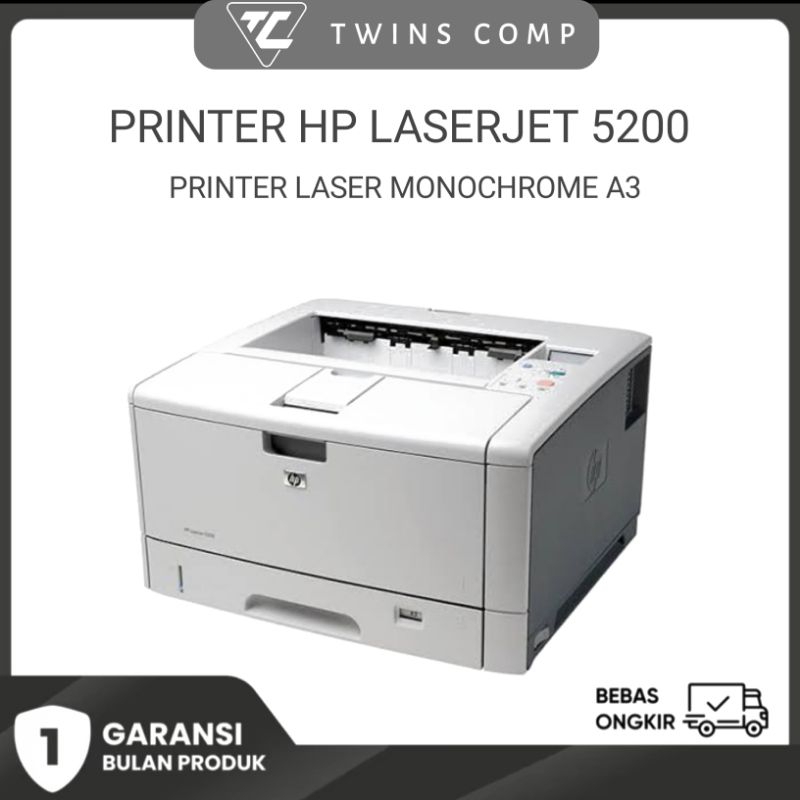 Printer A3 Hp LaserJet 5200/5200N/5200DN | Cocok untuk cetak Kalkir dan Dokumen