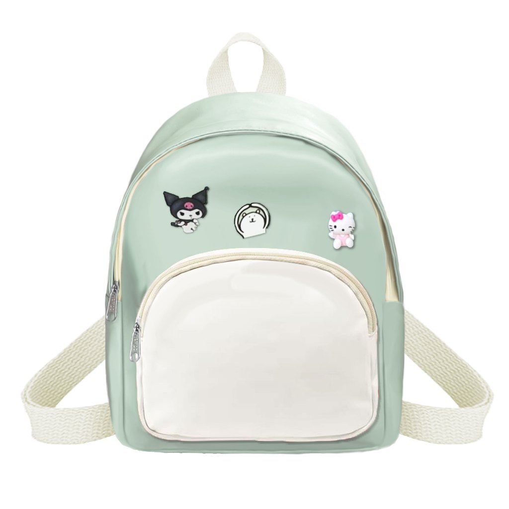 Tas ransel wanita mix anti air kulit PU