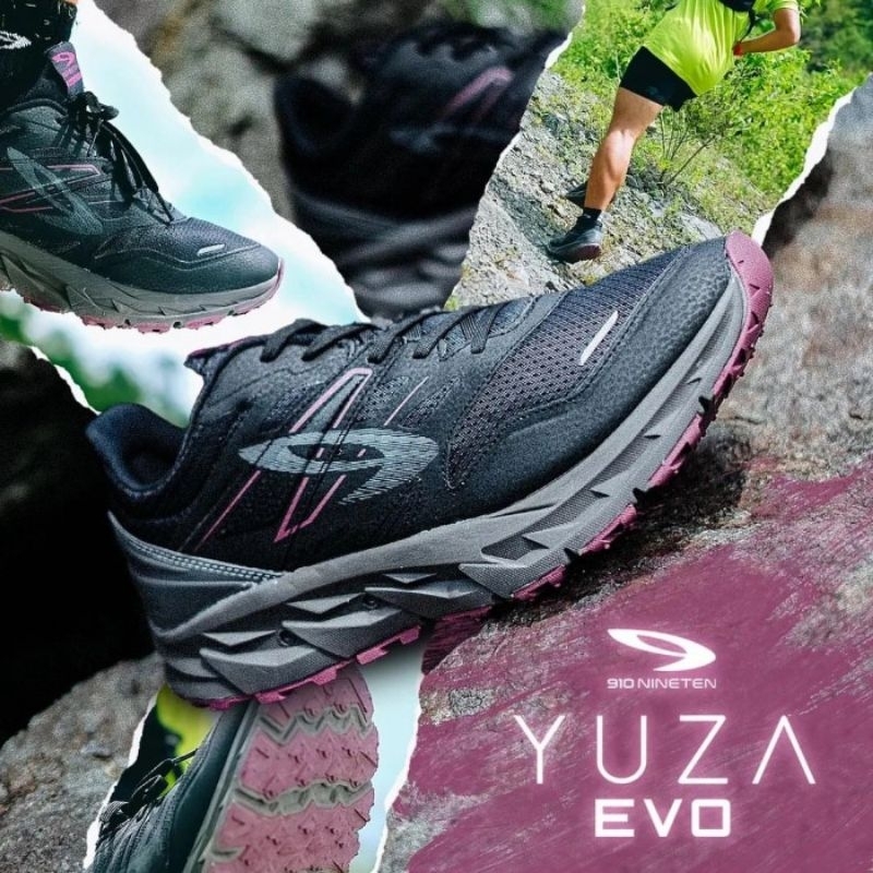 SEPATU TRAILRUN 910 YUZA EVO BLACK Size 40