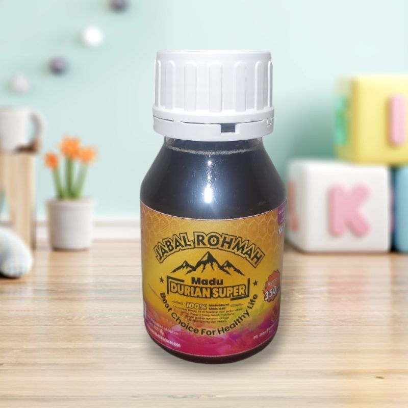 

Madu Murni Asli Durian Super 350gr Grade A 100%Alami Pure Natural Raw Honey