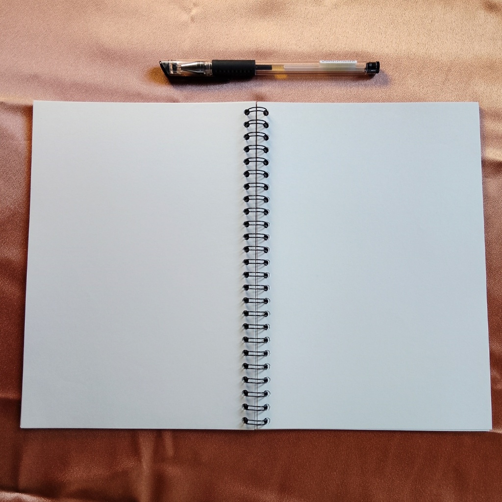 

[Cover Kraft Coklat] Buku Notebook A5 / Buku Tulis Catatan Sekolah 50 Lembar Polos