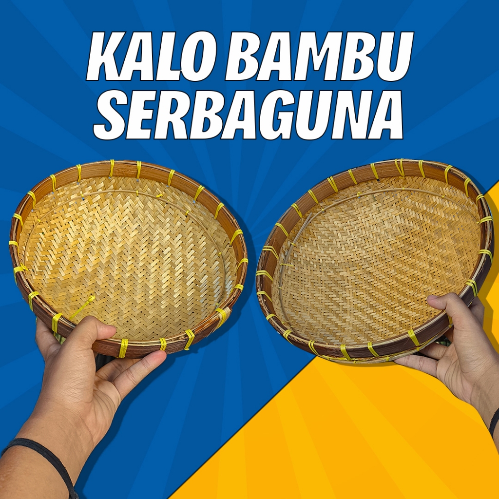 KALO BAMBU SERBAGUNA /TEMPAT BAWANG /SARINGAN BAMBU.