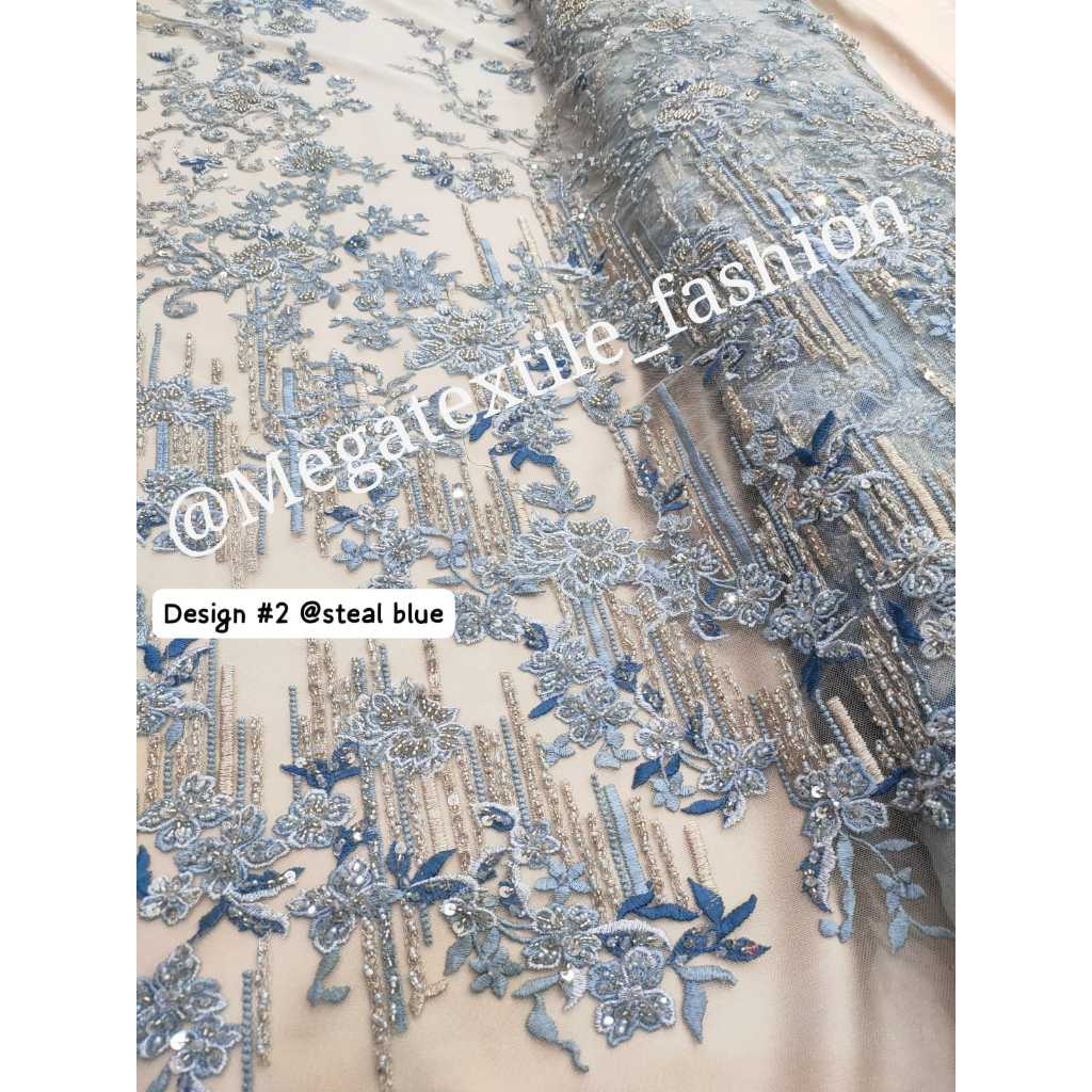 Lace Kebaya tile tule manik payet bordir elisab payet full mewah