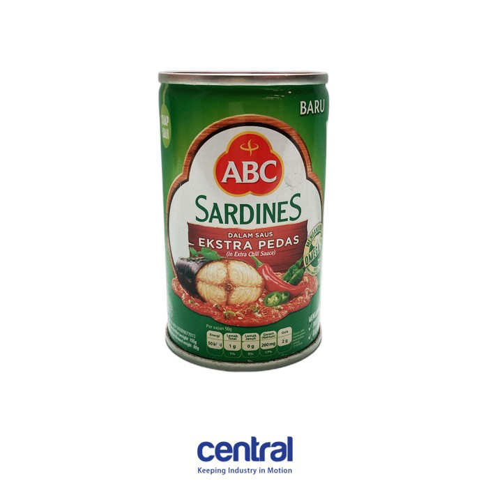 

ABC Sarden Extra Pedas Sardines Kaleng Ikan