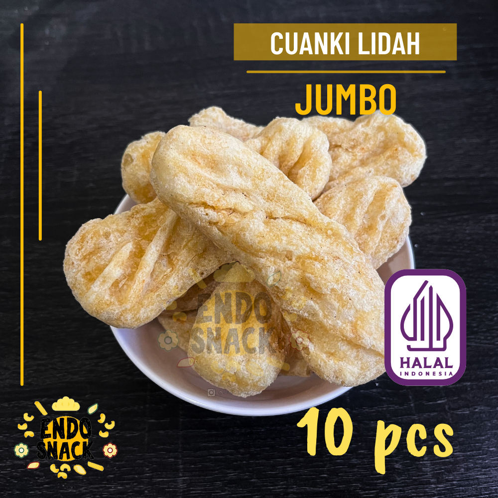 

CUANKI LIDAH JUMBO ISI 10 Pcs Lidah Gemoy