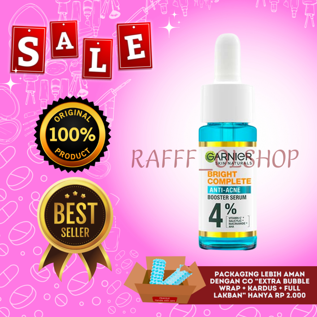 GARNIER ANTI ACNE BOOSTER SERUM 4% 30ML