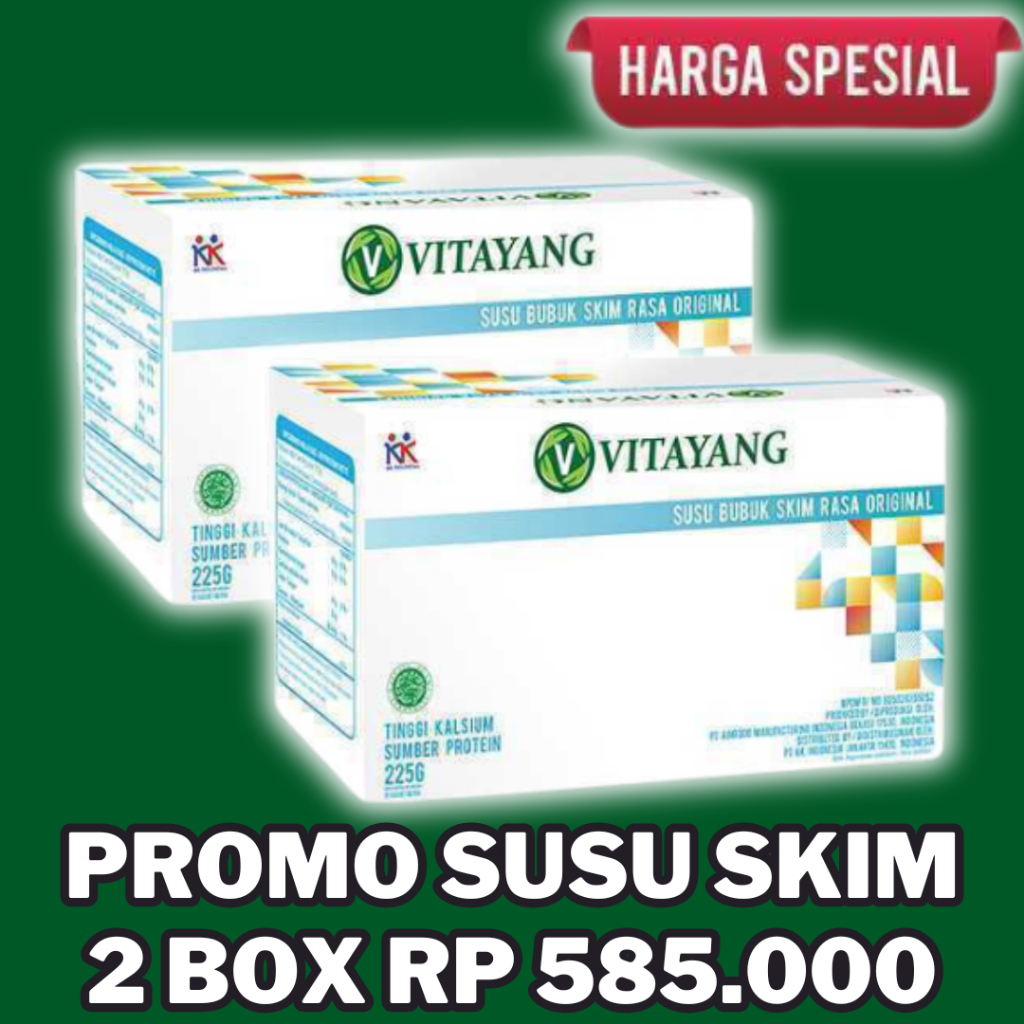 

Paket promo Vitayang Susu Skim Bubuk Colostrum Kolostrum Imun Tubuh Anti Virus KK Indonesia