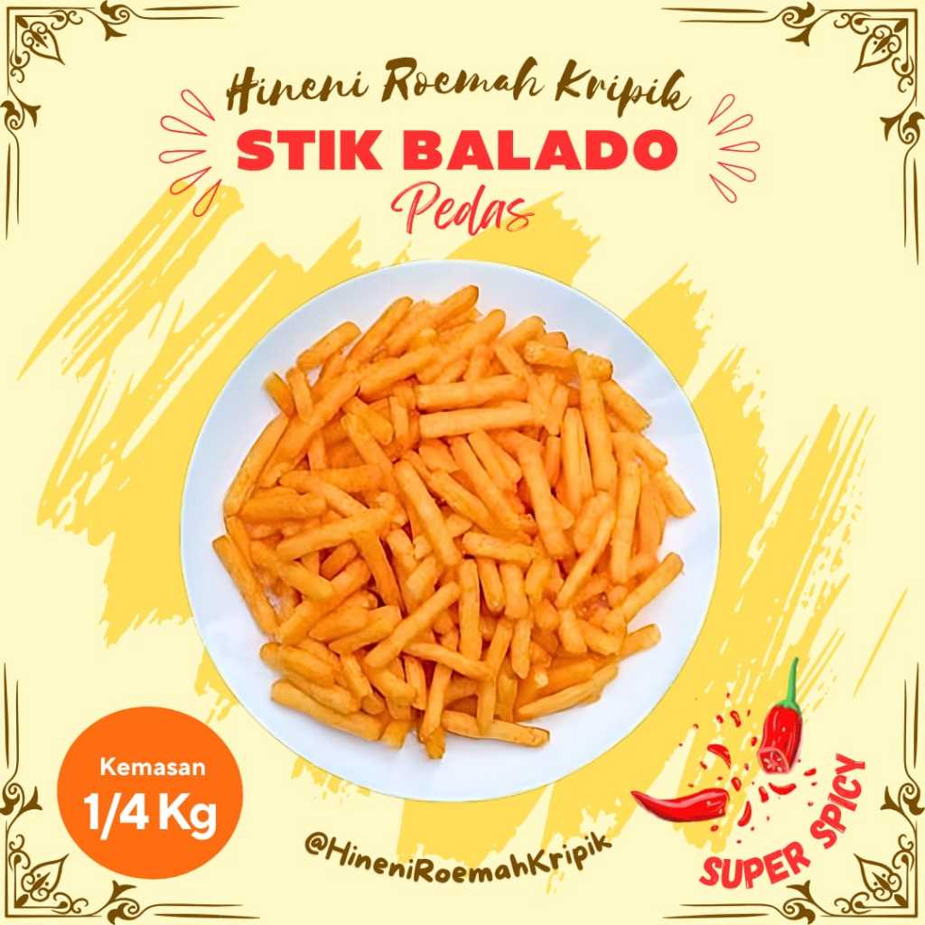 

250 gram Stik Balado Pedas Gurih