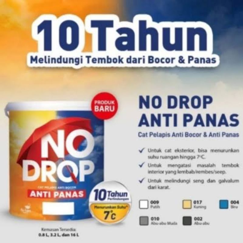 NO DROP CAT ANTI PANAS 1KG (BISA REQUEST WARNA)