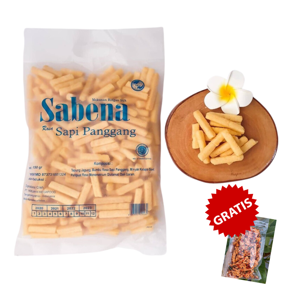 

Sabena Snack Rasa Sapi Panggang Gurih