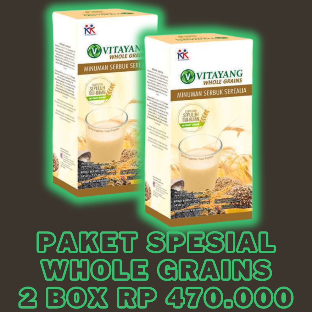

Vitayang Whole Grains Minuman Serbuk Serelia Untuk Sarapan Sehat di Pagi Hari Original KK Indonesia