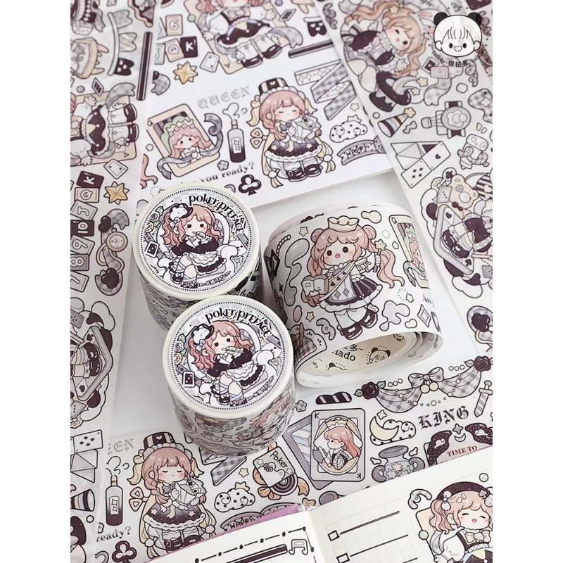 

50cm Stiker Washitape Roll Sticker Telado New Motif