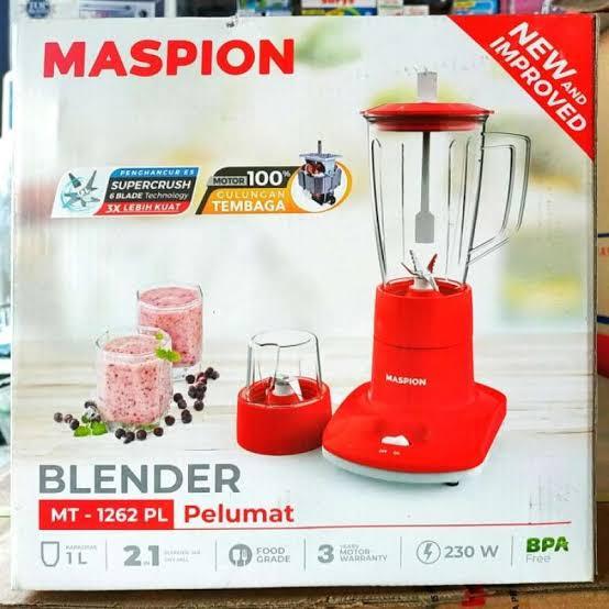 Maspion Blender Plastik 1 Liter MT - 1262 PL