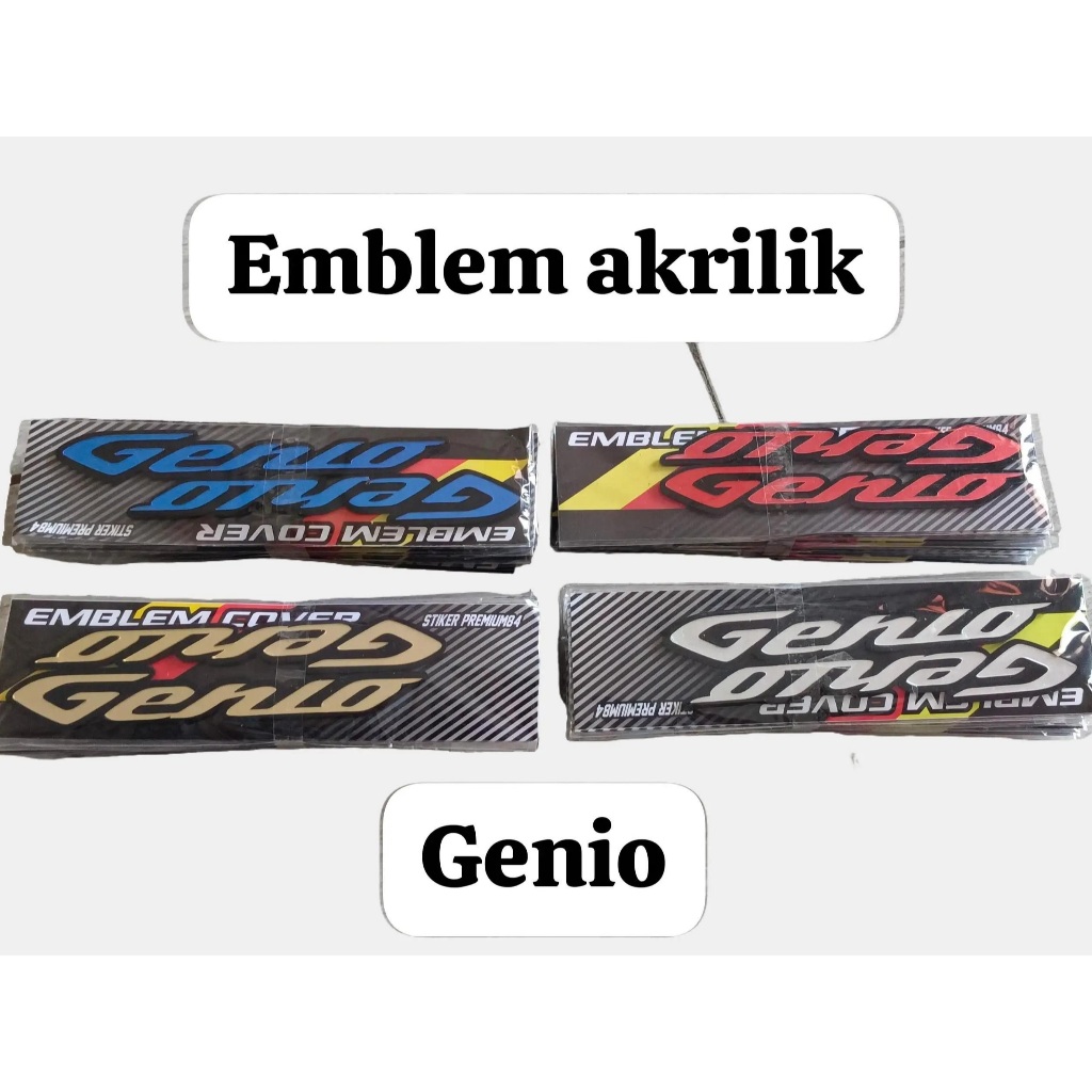 Emblem Akrilik Semua Variasi Merk Motor - Aksesoris Motor Stiker, Logo, & Emblem