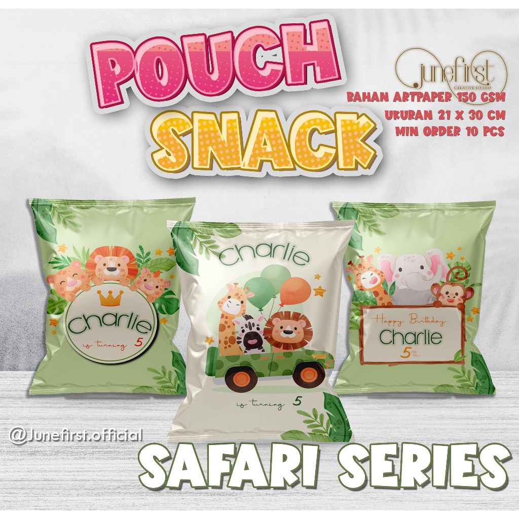 

POUCH SNACK HAMPERS ULTAH | SAFARI SERIES