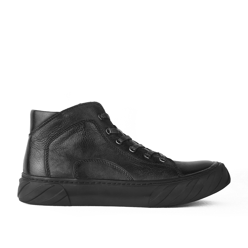 Gino Mariani Herbert Black Sepatu Formal Pria