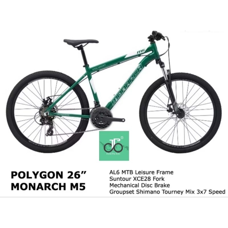 Sepeda MTB 26" Polygon Monarch 5 M5 TERBARU