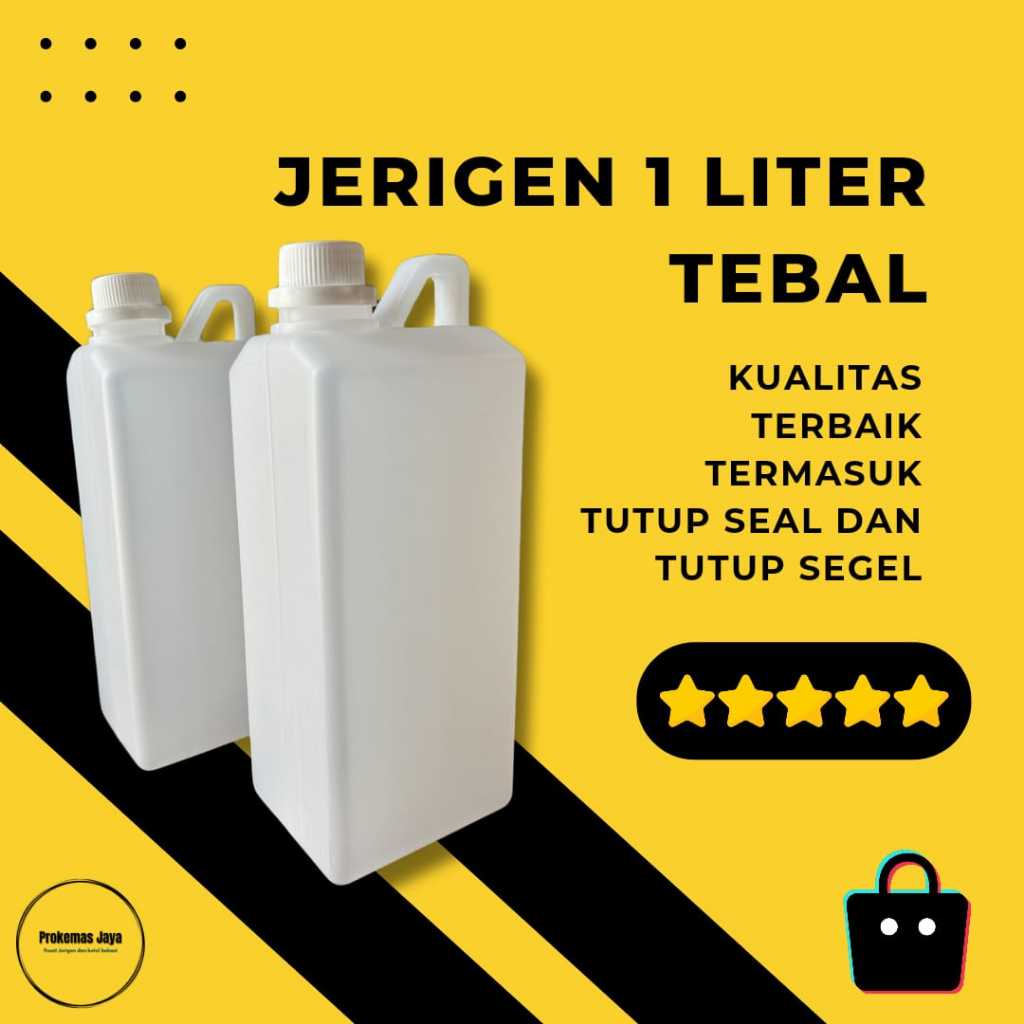 Promo Jerigen 1 Liter Putih Kapur