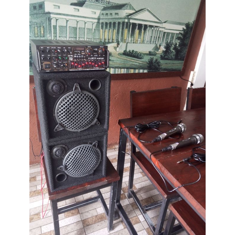 Paket set lengkap sound System karaoke 8 in