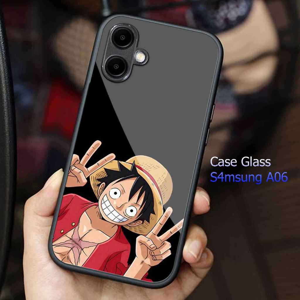 Softcase Glass Kaca Samsung A06- Casing Hp  Samsung A06 - Case Hp Samsung A06 - Softcase  Samsung A0