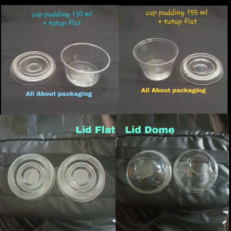 Cup puding puyo 130 ml / tempat pudding / gelas puding uk 130 ml