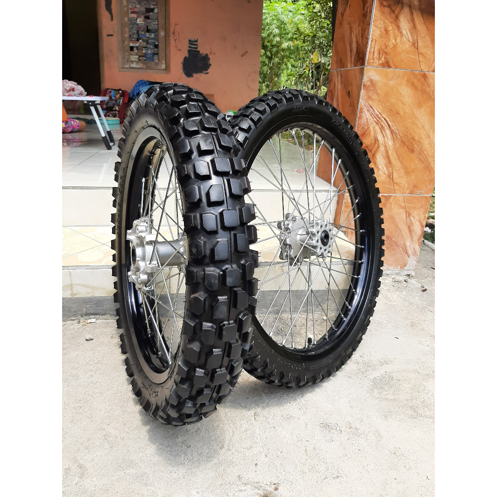 roda ori crf ring 18/21 ban tebal wheelset original copotan motor CRF150L