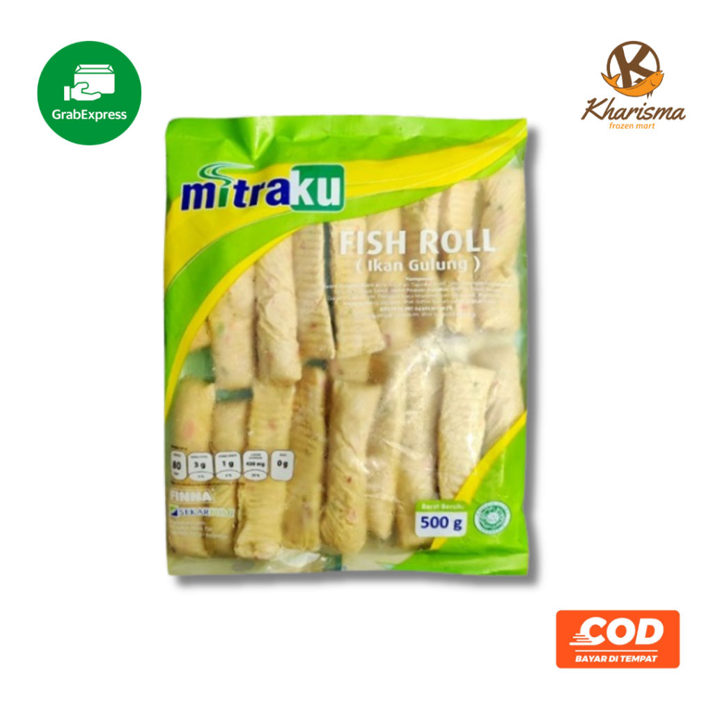 

(Khusus Padang) Mitraku Fish Roll 500g Frozen Food Terdekat